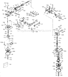 Part Location Diagram of 693474 Porter Cable Capacitor